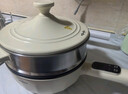 美的（Midea）电炒锅 电蒸锅 电煮锅 家用多功能电火锅 煎炒蒸煮炒菜锅 4L多用途锅一体宿舍锅 HCG2816 配蒸笼 实拍图