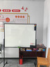 得力白板写字板120*90cm H型碳钢支架式磁吸书写移动升降办公会议黑板家庭辅导培训33715【升级双面】 实拍图