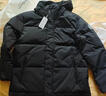 京东京造羽绒服男鸭绒加厚防寒工装面包服短款冬季外套衣服 黑色 XL 实拍图