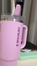 STANLEY保温杯水杯巨无霸吸管杯PRO保温保冷车载居家大容量杯子新年礼物 【热卖T0P4】樱花粉- 887ml 实拍图