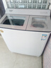 澳柯玛半自动波轮洗衣机13KG公斤 双不锈钢桶大容量 二级能效 除毛双缸宿舍租房家用洗涤脱水AP130S01SG 实拍图
