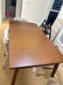 远舰全实木椅子 餐椅 纯实木靠背椅家用书桌餐桌椅蝴蝶椅原木简约凳子 浅胡桃木色+实木座板 纯实木 2把（整装发货免安装） 实拍图