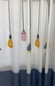 访客 浴帘 优质涤纶加厚免打孔浴室防水隔断帘 吊灯款1.8-2米带挂环 实拍图