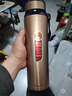 【限秒抢】316不锈钢大容量保温水杯男女便携冬季商务杯户外茶杯1 316材质【1000ML】金色 1000ml 实拍图