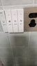 长贝（Cavbbv）无线遥控开关面板免布线220V电灯智能开关家用卧室电源双控随意贴 白色单开【1主开关+1随意贴】 实拍图