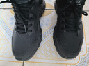 安踏男鞋休闲运动鞋皮面保暖防水板鞋跑步鞋子男户外训练体测鞋 -14黑（皮面推荐） 39 实拍图