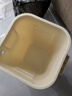 百露厨房专用垃圾桶大容量家用2024新款特大号高款商用餐饮加大储物桶 特大号 奶油白带手提 22L 超大容量 实拍图