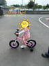 优贝（RoyalBaby）儿童自行车男女镁合金单车 月亮系列3-5岁 宇航员14寸 粉色 实拍图