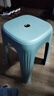 美丽雅凳子家用加厚塑料板凳可叠放高成人凳客厅餐桌梳妆台用 实拍图