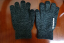 南极人毛线手套男女冬季保暖骑行手套滑雪手套触屏加厚全指半指防风手套 实拍图