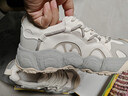 骆驼（CAMEL）【迪丽热巴同款】柠萌丑萌鞋女运动休闲鞋 L25A202062 米白/灰 40 实拍图