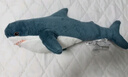 宜家（IKEA）布罗艾鲨鱼抱枕公仔玩偶生日礼物毛绒玩具送女生网红睡觉可爱 幼鲨55 cm 实拍图