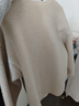 优衣库女装男装仿羊羔绒摇粒绒休闲开衫长袖宽松外套冬新款479616 01 乳白色 S /155/80A 实拍图