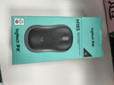 罗技（Logitech）M185鼠标 无线鼠标 办公鼠标 对称鼠标 黑色灰边 带无线2.4G接收器 实拍图