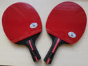 帝斯蓝卡乒乓球拍五星六星初学进阶双拍成人儿童学生5星6星球拍套装专业级 五星级直拍1只横拍1只 实拍图