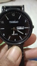 特雷格（TIGERAO）全自动机芯表防水夜光手表学生帅气双日历全自动手表腕表时尚手表 069黑网带黑底 实拍图