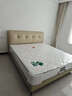全友家居 头层牛皮床奶油风床头软包靠背卧室家用1.8米双人床政府补贴 实拍图