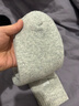 猫人3双35%羊毛袜子男刺绣毛圈羊毛袜子秋冬男士加绒保暖防寒地板袜 实拍图