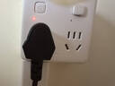 公牛（BULL）86型转换插头/插座/转换插座/电源转换器 一转四转换插头 适用于卧室、厨房 4位分控开关 GN-93223 实拍图