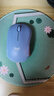 罗技（Logitech）M221 轻音鼠标 无线鼠标 办公鼠标 对称鼠标 带无线微型接收器 雾霭蓝 实拍图