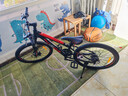 邦德·富士达 自行车男女成人24级变速山地车碟刹减震前叉青少年儿童越野单车 【24寸 铝架】 黑红色 实拍图