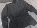 优衣库绒面针织茄克男装女装/西装外套夹克481006 08 深灰色 3XL /185/120C 实拍图