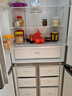 华凌美的冰箱出品503L十字门冰箱60cm超薄净味节能电冰箱大容量风冷无霜HR-525WSP国家补贴 实拍图