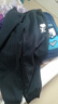 史新款努儿童比休闲百搭冬季加绒卫裤保暖男童裤子女童SZZ8178 BE努比-K黑色加绒 140 实拍图