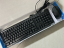 惠普（HP）办公键鼠套装 有线办公键盘鼠标套装 104键全尺寸防泼溅舒适耐磨 笔记本台式电脑通用 KM10黑色 实拍图