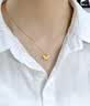 中国黄金（CHINA GOLD）黄金蝴蝶项链女士简约轻奢足金吊坠首饰生日情人节礼物送女友老婆 玫瑰礼盒+蝴蝶吊坠【赠镀金银链】约0.3g 实拍图