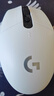 罗技（G）G304 LIGHTSPEED无线鼠标 游戏鼠标 轻质便携 绝地求生FPS鼠标英雄联盟LOL吃鸡 生日礼物 白色 实拍图