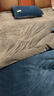 恒源祥牛奶绒秋冬四件套1.5/1.8米床单被套200*230cm蓝色水晶绒 实拍图