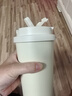 Vanow保温咖啡杯男女士陶瓷覆层内胆杯子双饮随行便携定制刻字车载水杯 实拍图