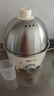 小熊（Bear） 煮蛋器 小型家用电蒸锅智能定时不锈钢蒸蛋器自动断电蒸锅鸡蛋羹迷你鸡蛋器易操作 单层 【旋钮定时+304不锈钢】ZDQ-B07C3 实拍图
