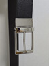 巴利（BALLY）男士腰带商务方扣双面腰带6307811黑色120cm 实拍图
