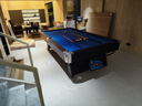 皓玉佳台球桌标准型大理石成人家用多功能黑八桌球台乒乓球桌餐桌二合一 9尺 石板自动回球三合一 实拍图