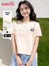 班尼路（Baleno）100%纯棉短款短袖t恤打底衫女2025夏季女装新款甜美可爱内搭衣服 实拍图