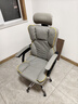 科幻猩电竞椅电脑游戏椅舒服久坐家用椅子办公椅可躺可升降椅座椅躺椅 超纤皮-灰色+头枕+加厚海绵坐垫-钢制脚 滑轨扶手 实拍图