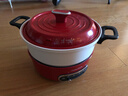 摩飞电器（Morphyrichards）多功能锅电火锅 家用烤涮一体电煮锅电炒锅电烧烤料理锅 3L电热火锅锅 MR9087 英石红 实拍图