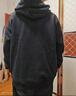 京东京造卫衣男秋冬连帽卫衣侣长袖卫衣重磅磨毛宽松学生上衣 黑色 L 实拍图
