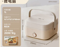 小熊（Bear）电热饭盒 加热饭盒 保温饭盒 1.0L免注水便捷式低音恒温不粘内胆分隔饭盒DFH-D10Q1 实拍图