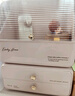 EACHY化妆品收纳盒箱抽屉式桌面梳妆台高级感可爱面膜带盖防尘置物架 实拍图