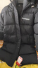皮尔卡丹（pierre cardin）儿童羽绒棉服2026新款中长款中大童男孩棉袄宝宝冬季加厚洋气外套 黑色 150 实拍图