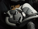 贝倍适儿童安全座椅汽车通用0-4-12岁宝宝婴儿旋转车载isofix便携坐椅 尊享灰（硬接口+上拉带+侧防） 实拍图
