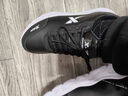 特步运动鞋男鞋跑鞋冬季皮面防水轻便减震健身休闲慢跑步鞋子男黑色 实拍图