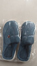 小熊小兔新款秋冬季情侣保暖学生男拖鞋女厚底防滑外穿居家棉拖鞋 小熊小兔棉拖-藏青色 42-43 适合41-42 实拍图