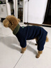 BOBOCOLA狗狗衣服秋冬季保暖加厚四脚狗衣服泰迪比熊雪纳瑞小型犬宠物衣服 藏青色 XL【建议11-15斤】 实拍图