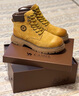 骆驼（CAMEL）王俊凯同款马丁靴高帮秋户外工装大黄靴男 G15W136025 沙漠黄 41 实拍图