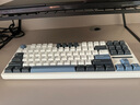 狼蛛（AULA）F87ProV2客制化无线机械键盘电竞游戏专用  蓝牙/2.4G/有线三模连接全键热插拔gasket结构办公键盘 F87 Pro 星际迷航 灰木轴V4 实拍图