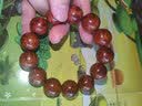 海南黄花梨瘤疤水波纹手串2.0对眼老料佛珠文玩把件收藏男女手链 18mm13颗水波满瘤（配鉴定证书） 实拍图